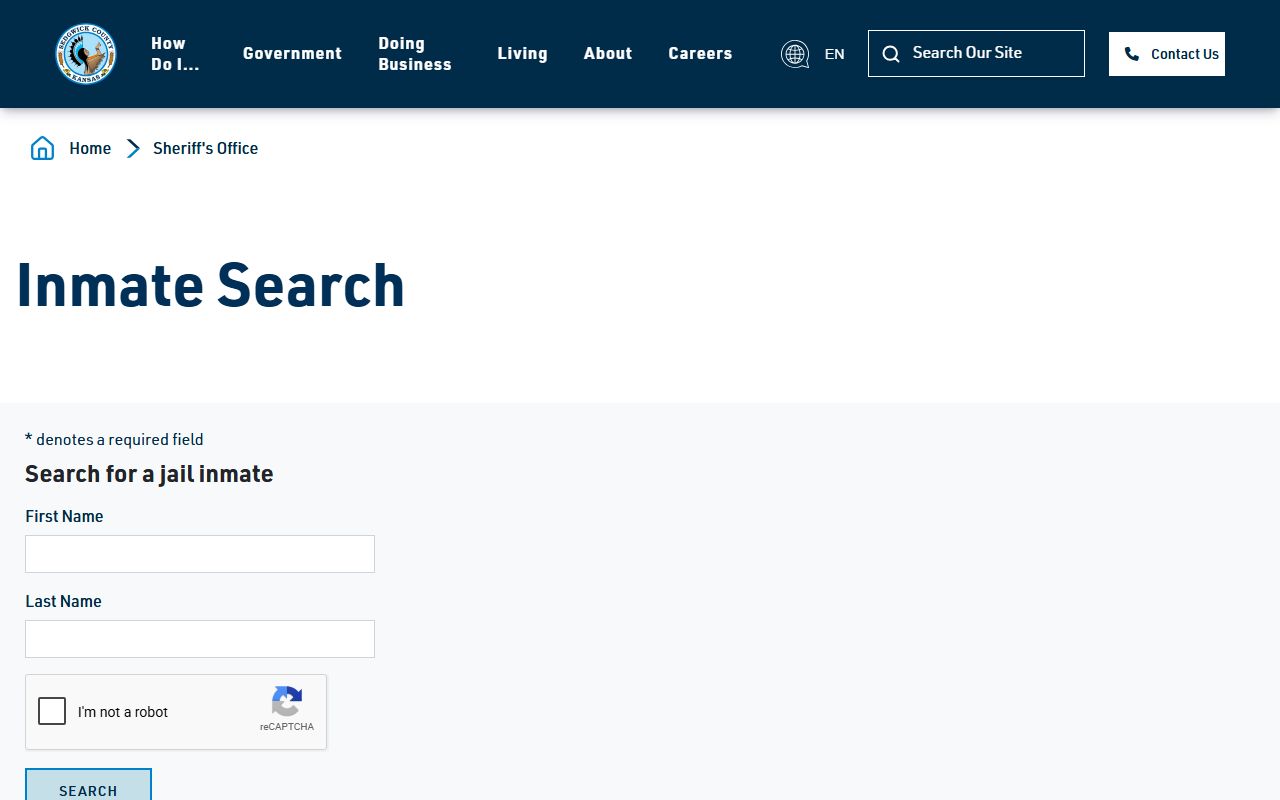 Sedgwick County inmate search sheriff inmate roster source